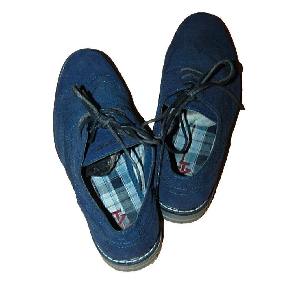 Izod Men's Lace Up Tie Drift Shoe Casual Carey-2Eny Size 9 1/2 Sneaker Blue